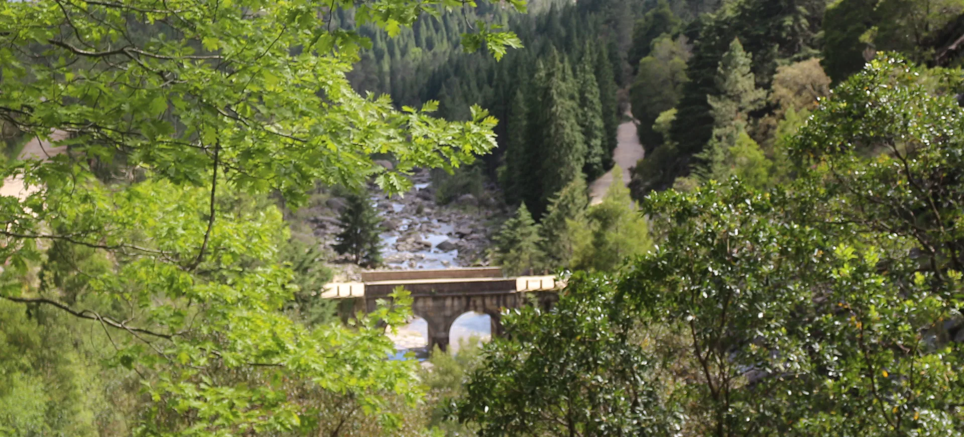 Vista panorâmica das montanhas do Gerês