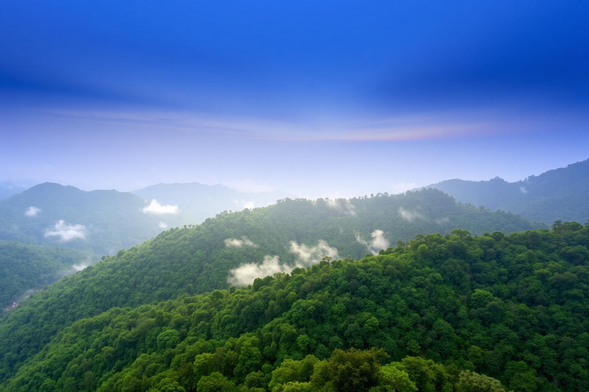 Vista panorâmica das montanhas do Gerês
